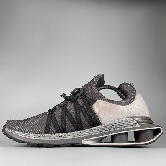 Nike Shox Gravity Mens 11.5 Atmosphere Grey/Black Athletic Sneakers Running Shoe - Picture 7 of 9